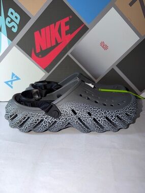 Crocs Echo Crackle Clog Slate Grey